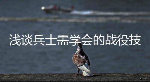 兵士技能需学战役会的浅谈